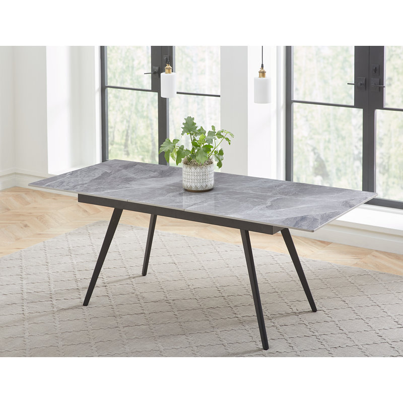 Lovise Extendable Self Storing Leaf Dining Table